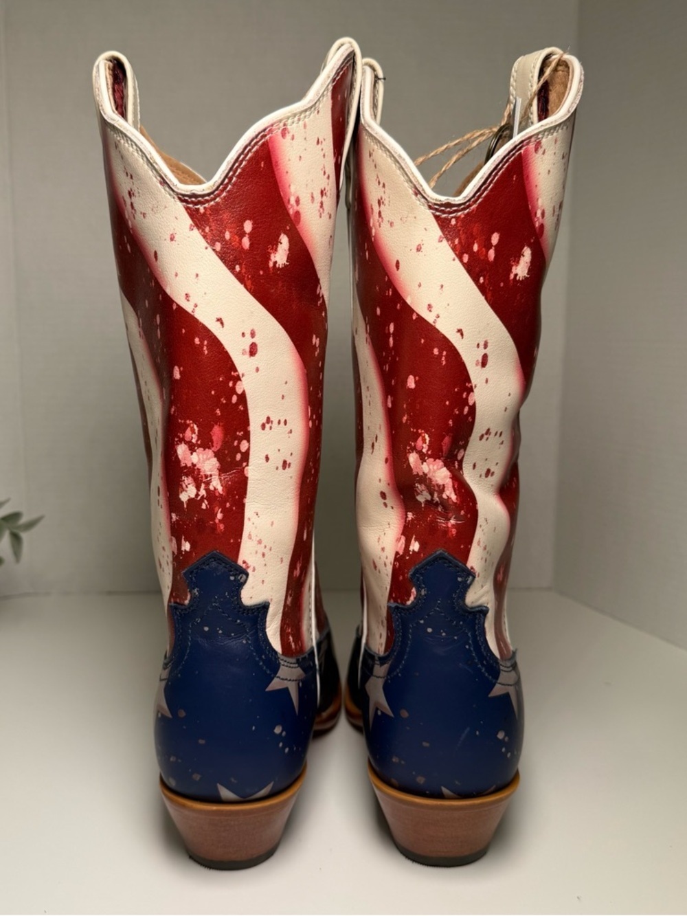 Twisted X Women's Steppin' Out Western Boots American Flag Snip Toe Size 10B USA - Picture 9 of 16